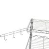 US 4Tier Kitchen Bakers Rack Microwave Oven Stand Storage Cart Workstation Shelf