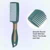 VOCOSTE Hairbrush Detangling Brush for Women and Men Hairbrush Straight Curly Long Short Thick Dry Hair Plastic 1pc Dark Green