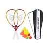 Dunlop Unisex – Erwachsene Racketball Set, Yellow/Red, Einheitsgröße