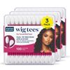 Classic Wig Tees- For Adhesive Application, Touch-Ups & Blending - 3 Pack
