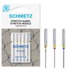 Stretch Sewing Machine Needles, Various Assorted Mixed Sizes 65/9, 75/11 & 90/14, Includes Large Needle Threader