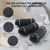 6 PCS Replacement Roller Head for Electric Callus Remover - Feet Pedicure Kit Refill Rollers - Extra Coarse, Regular Coarse, Fine
