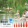 Haskoss Fishing Practice Plug Fishing Casting Plug Baitcasting Rubber Practice Plug, Suitable for Improving Casting Skills, 6pcs