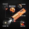 Multi-Function Emergency Car Flashlight, Essential Car Escape Tool, Life Saving Rescue Gear: Seatbelt Cutter Window Breaker Worklight Flashlight Flash Beacon