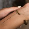 be here now Tattoo - Inkster Tattoo | Vegan & Waterproof Temporary Tattoos for Adults - EU Cosmetic Certified Colour - Revolutionary 2 Week Tattoo | Premium Adhesive Tattoos