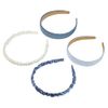 VOCOSTE All-match Headband Combination Upgrade Blue 7pcs
