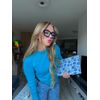 VISOONE 2 Pack Blue Light Blocking Glasses Rectangle Frame and Chic Preppy Look for Women Men RIVER