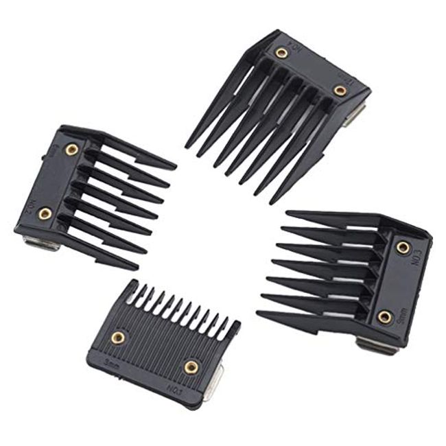 WAHL Hair Clippering COMB Small - Flat Top Black or White CHOOSE COLOUR