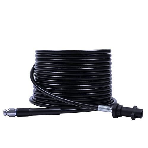 Stone Banks 10 m Pipe and Drain Cleaning Kit for Kärcher, Pressure Washer Drain Hose for Karcher K2 K3 K4 K5 K6 K7 Pressure Washer with Jet Nozzle 180Bar/60°C