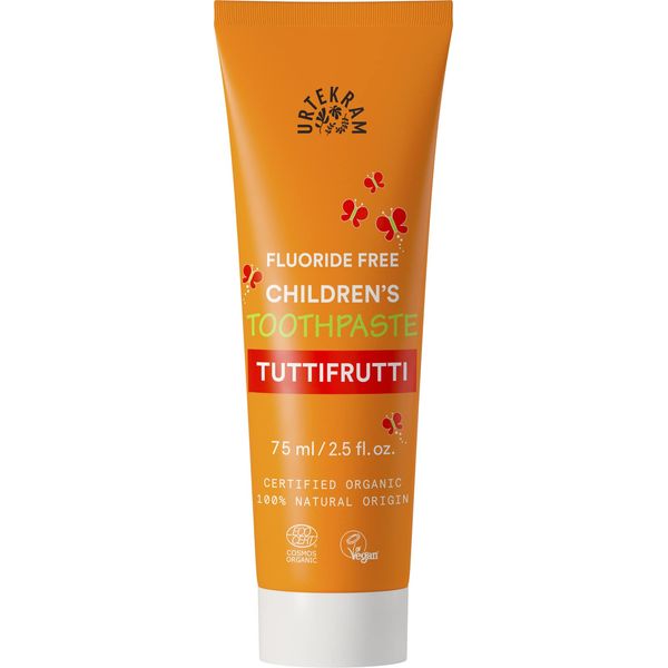 Urtekram Toothpaste - Trutti Frutti - Childrens - Vegan, Organic, Natural Origin, 75 ml