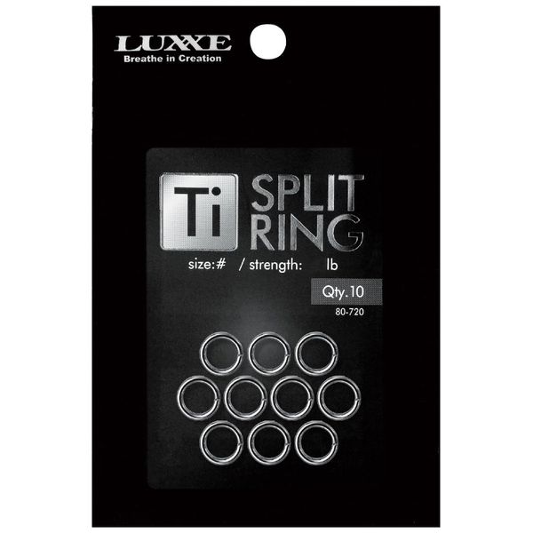 Gamakatsu Luxe Ti Split Ring #5 80-720