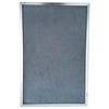 18x30x1 Electrostatic Washable Permanent A/C Furnace Air Filter - Reusable - Silver Frame