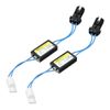 CGEAMDY Pack of 2 LED Headlight Decoder, Eliminates Lighting Faults, Adapter Headlight Error Free Decoder Device Resistor, Car Accessories Lamp Holder