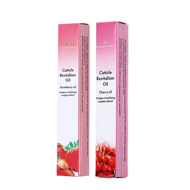 Kelly Glover Hair and Beauty cuticle oil pen, cuticle oils,(2 pack) strawberry cutilce oil, cherry cuticle oil, 2 cuticle scented oil pen.