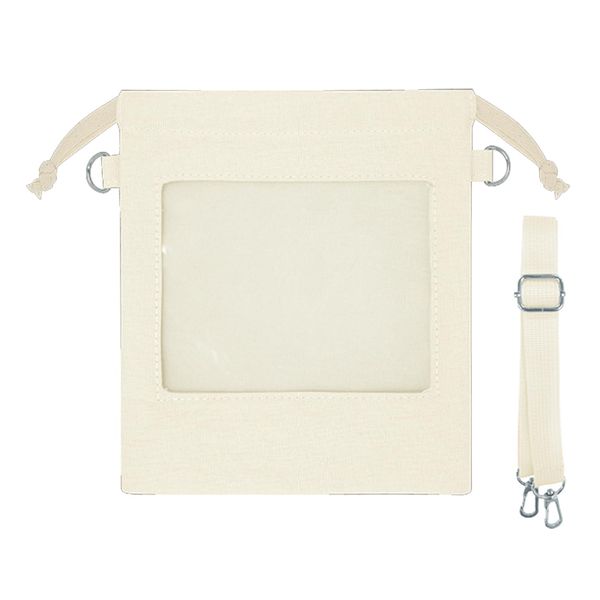 Kamiojapan 225971 Drawstring Camio Japan Drawstring with Gusset, Ivory