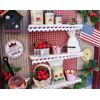 Billy 8552 Handmade Dollhouse Kit Natural Frame Kit American Kitchen