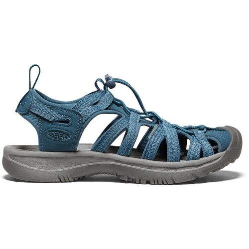 KEEN Women's Whisper Closed Toe Sport Sandals, Smoke Blue, 8
