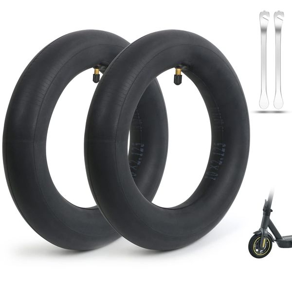 Ainiv 2PCS 8.5inch (8 1/2 x2) Inner Tube,Anti-slip Replacement Tube+ 2 Tyre Stick for Xiaomi M365/Pro Mi Essential, Mi 1S, Mi 3 Mi Pro 2 Electric Scooter 8.5" Universal Inflatable Front/Rear Tires