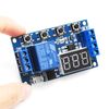 Gikfun DV 6V~30V Multifunction Trigger Delay Time Module Switch Control Timer Relay Digit LED Display Micro USB 5V for Arduino EK1945