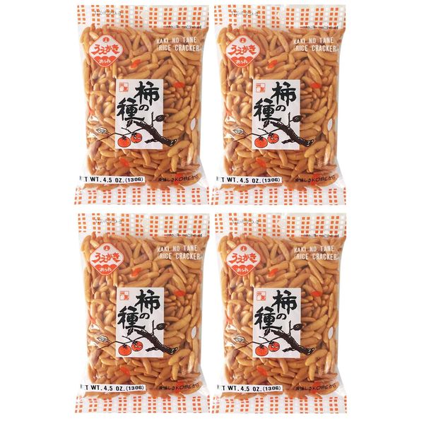 Uegaki Kaki No Tane (Rice Cracker) 4.5oz (4 Pack)