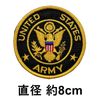 Velcro Patch Velcro American Goods Velcro Patch (ARMY Round, Black)