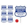 Wireless House Alarm Kit Security System Voice Prompt Backlit Screen US Plug FY
