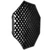 AMBITFUL Octagonal Softbox 55 cm Grid for Bowen Mount, Black, Nylon, Velcro Straps