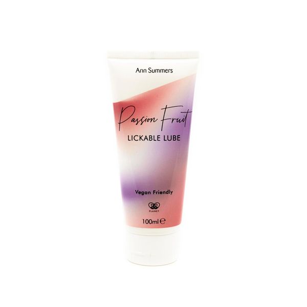 Ann Summers | Passionfruit Flavoured Lubricant 100ml | Water Based, Vegan & Flavoured Intimate Lubricant Gel | Sugar Free Passion Fruit, Lubricant