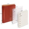 Bocotoerjp Personal Notebook, A7 Notebook, 6 Hole Ring, Business Notebook, Notepad, Wallet Notebook, Square Notebook, Schedule Book, Refillable, Delivery within 24 Hours