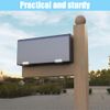 Primst Mailbox Mounting Board, Mailbox Mounting Bracket, Fits Mailboxes with a 8”Wide Floor (7.7)