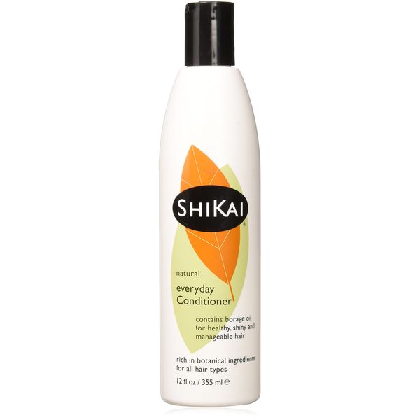 Shikai - Everyday Conditioner, Plant-Based, Non-Soap, Non-Detergent, Contains Amla for Healthy, Shiny and Manageable Hair (Unscented, 12 Ounces)