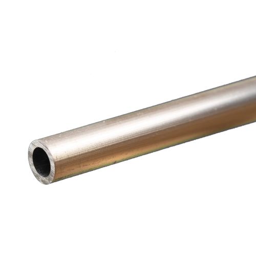K & S K&S 83062 Round Aluminum Tube, 5/16" OD x 0.049" Wall x 12" Long, 1 Piece, Made in The USA