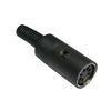 DIN Stecker Buchse 7-polig weiblich schwarz (0334)