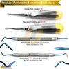 Implant Periotome Luxating Elevators Dental Surgical Instruments Set Of 4