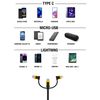 Dewalt 3-in-1 Retractable Cable