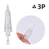50pcs Permanent Makeup Tattoo Needle Cartridges Disposable T Shape Tattoo Needle for Digital Eyebrow/Lips/Eyeliner Tattoo Machine (3P)