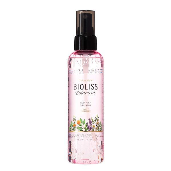 SALON STYLE KOSE Bioliss Botanical Hair Mist (for curling irons) Creates soft, fluffy curls that last. Penetrating repair. UV protection. Protects hair from daily damage. Treatment. Fruity floral scent. 1