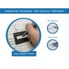 BLEWAY Signature Guide Card for Visually Impaired