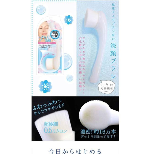 NYF-800 Facial cleansing brush<br> Ultra-fine bristles, artificial fiber PBT Lyon Planning