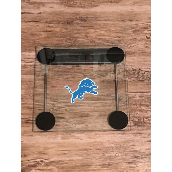 Detroit Lions Body Weight Scale Bathroom Fitness Backlit LCD Display Team Logo