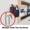 Reusable Cable Ties 1/2" x 8" (1.25cm x 20cm) - 30 Pack (Color)
