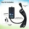 AEROBUDDY Variable Speed Controller + Interval Timer - Speed Controller for Electric Motor Water Pump 110V, 30-60min On/Off Timer Power Controllers, Variable Motor Controllers for Mixing and Aerating