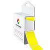 ChromaLabel 1 x 1.50 Inch Permanent Color Code Rectangle Labels, 250 Labels per Dispenser Box, Yellow