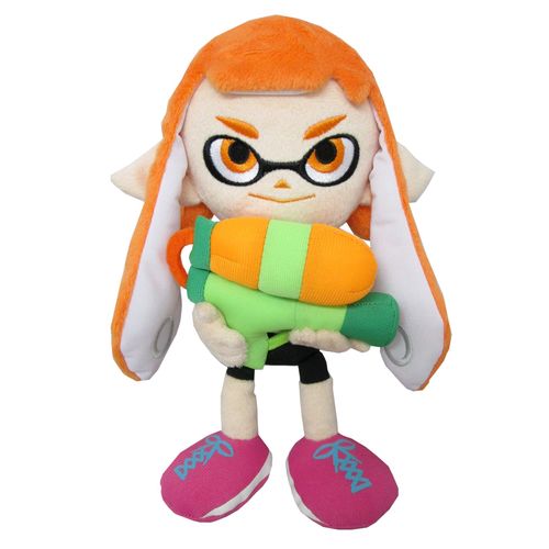 Sanei Splatoon Series ~ 8.5" Female Inkling Stuffed Plush