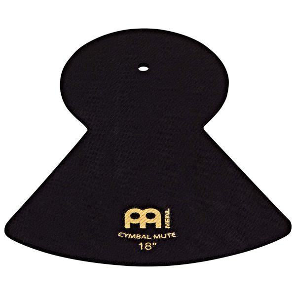 Meinl Cymbals Cymbal Mute Schlagzeug Becken Dämpfer 18 Zoll (45,72cm) für geräuscharmes Üben Zuhause – Drumset Zubehör, Schwarz (MCM-18)