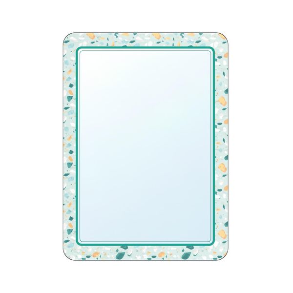 COXLORGB Locker Mirror Magnetic for School and Office, with 100% and Strong Magnetic Mirror for Locker, Safety Stylish Locker Accessories, Magnetic Locker Mirror with Colorful Design, 1 Pack