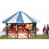 Langley Models Hook-a-Duck round stall OO Scale UNPAINTED Funfair Fairground Kit Q15