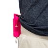 2 Pack Pink Pepper Spray Self Defense Keychain 1/2 oz Flip Top Security