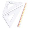 Mr. Pen Architectural Triangular Ruler Set with 12 Inch Triangular Scale, 11 Inch 30/60 and 8 Inch 45/90 Triangles