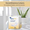 Dignity Extra Incontinence Liner for Men and Women - Bladder Leak Pads, Moderate Absorbency - One Size Fits Most, 4 in x 12 in, 25 Count, 1 Pack
